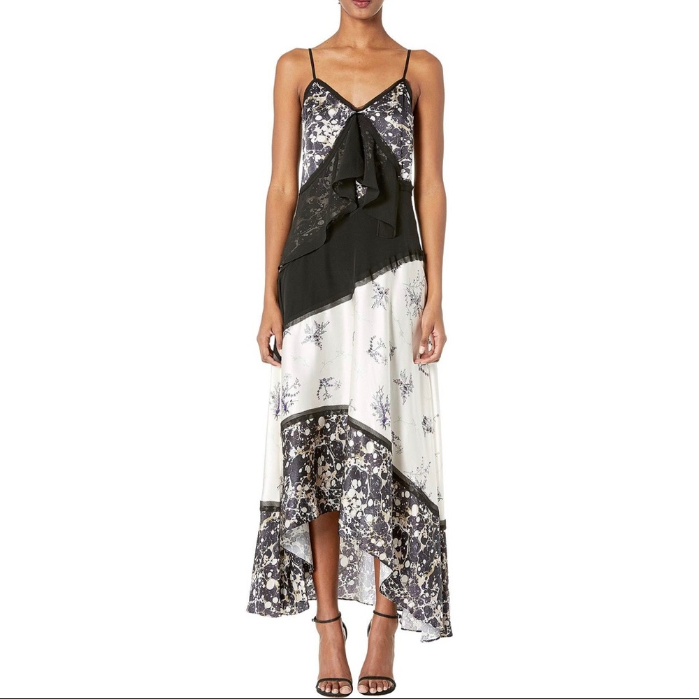 STUNNING JASON WU Floral/Marble Dress